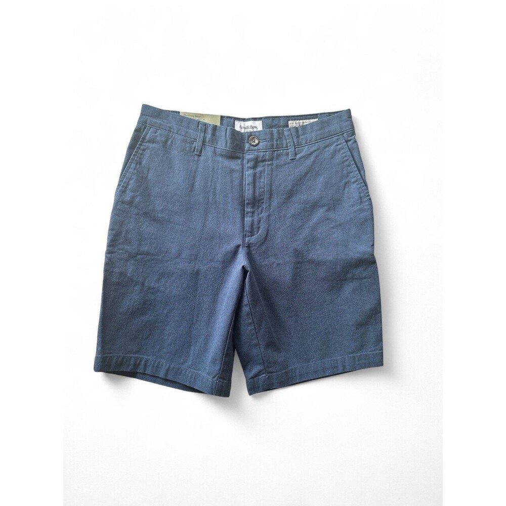 NWT Goodfellow & Co Men's 28 Every Wear Shorts Flat Front Navy 9" Inseam NEW